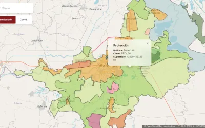 Mapa de zonificación ambiental del Ordenamiento Ecológico Local del Municipio de Centro